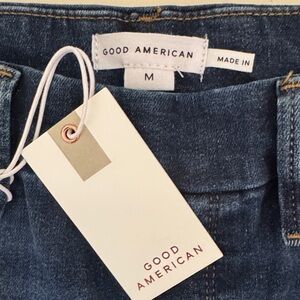 Good American Blue Flare & Wide Leg Jeans